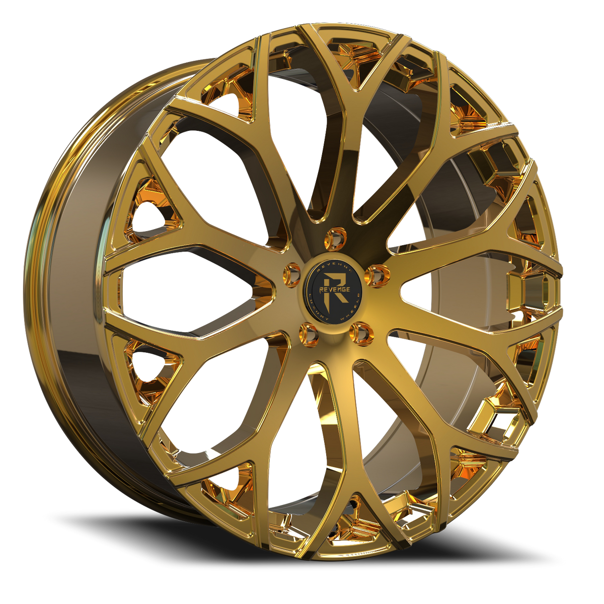 REVENGE LUXURY RL-105 22X9 35 5X112 GOLD