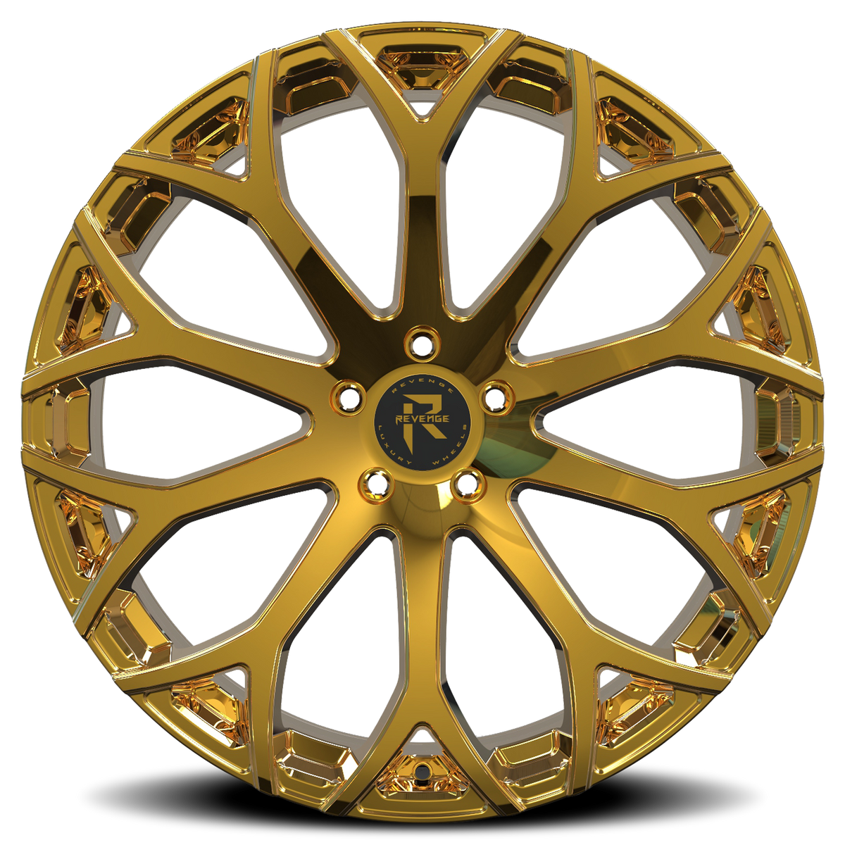 REVENGE LUXURY RL-105 22X9 35 5X112 GOLD