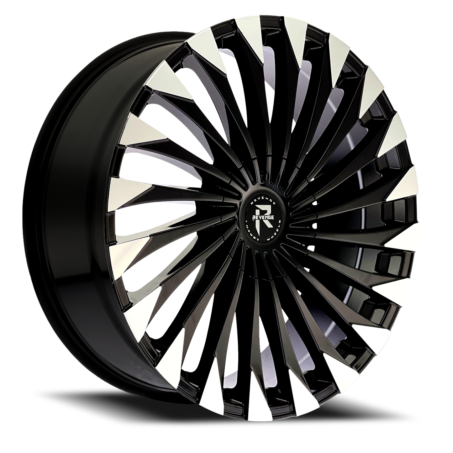 REVENGE LUXURY RL-106 26X10 15 5X115/5X120 BLACK MACHINED