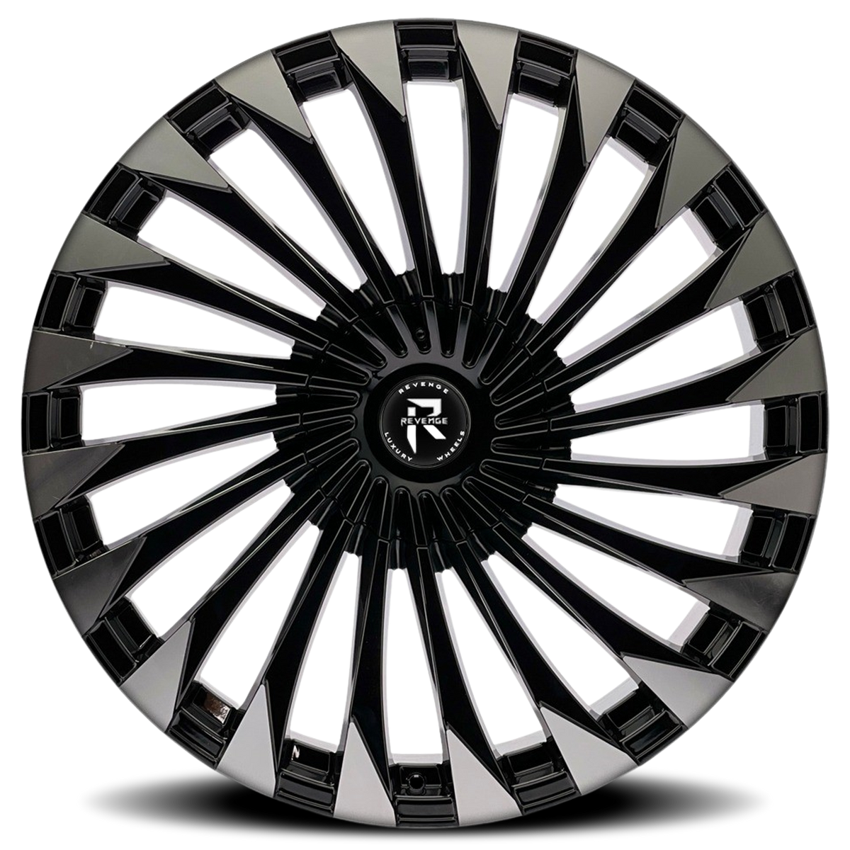 REVENGE LUXURY RL-106 26X10 15 5X127/5X139.7 BLACK MACHINED