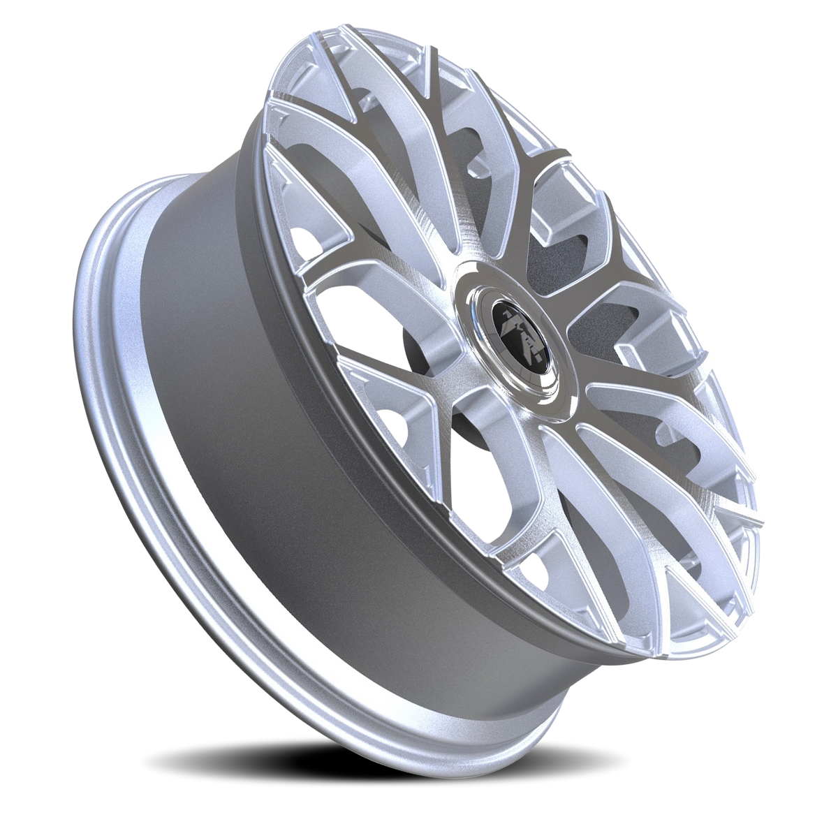 REVENGE LUXURY RL105 28X9.5 25 6X135/6X139.7 BRUSHED SILVER CHROME STAINLESS STEEL LIP