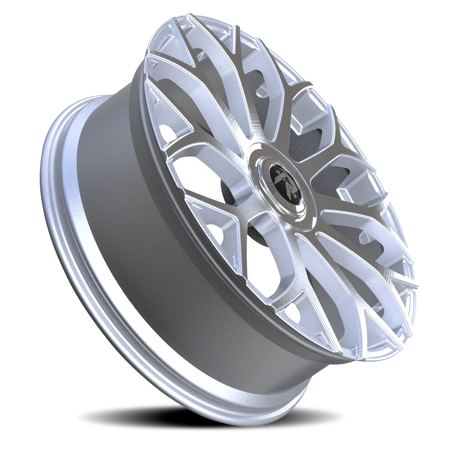 REVENGE LUXURY RL105 28X9.5 25 6X135/6X139.7 BRUSHED SILVER CHROME STAINLESS STEEL LIP