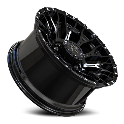 REVENGE OFFROAD RV201 20X9 0 5X139.7/5X150 SATIN BLACK RIVETS