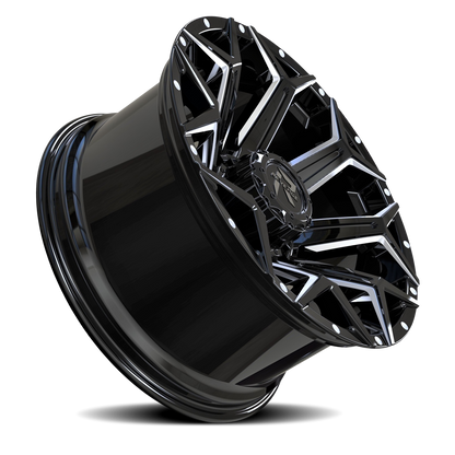 REVENGE OFFROAD RV202 20X10 -19 5X127/5X139.7 BLACK MILLED