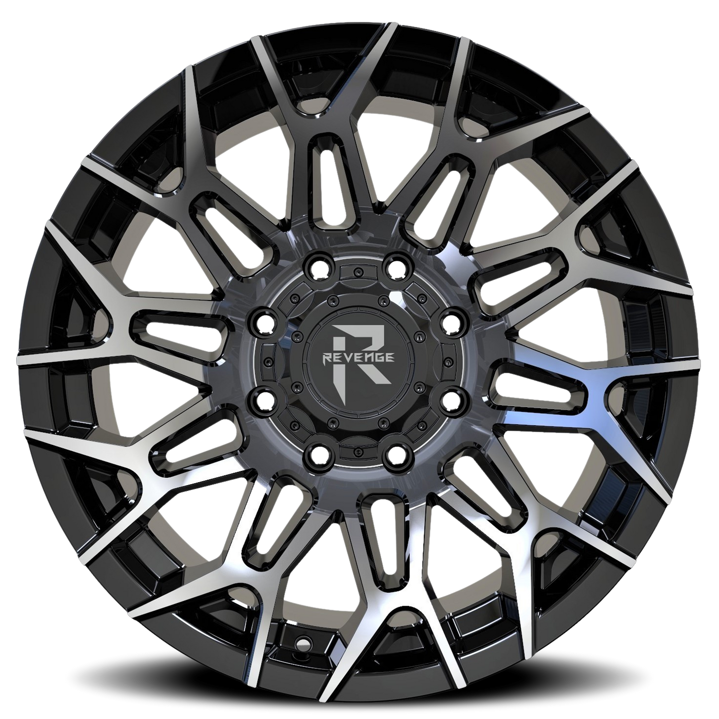 REVENGE OFFROAD RV203 20X10 -19 6X135/6X139.7 BLACK MACHINED