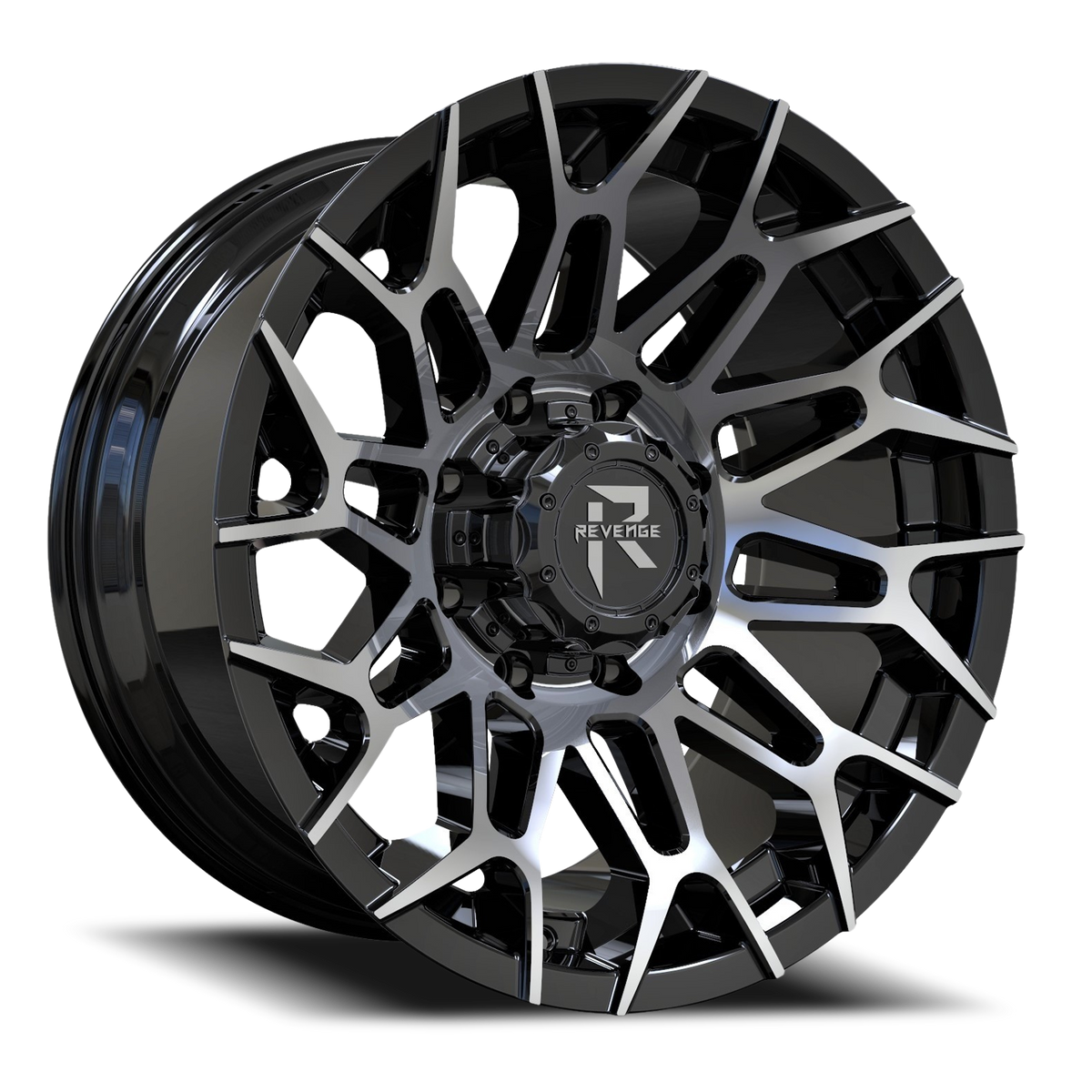 REVENGE OFFROAD RV203 20X10 -19 8X170 BLACK MACHINED