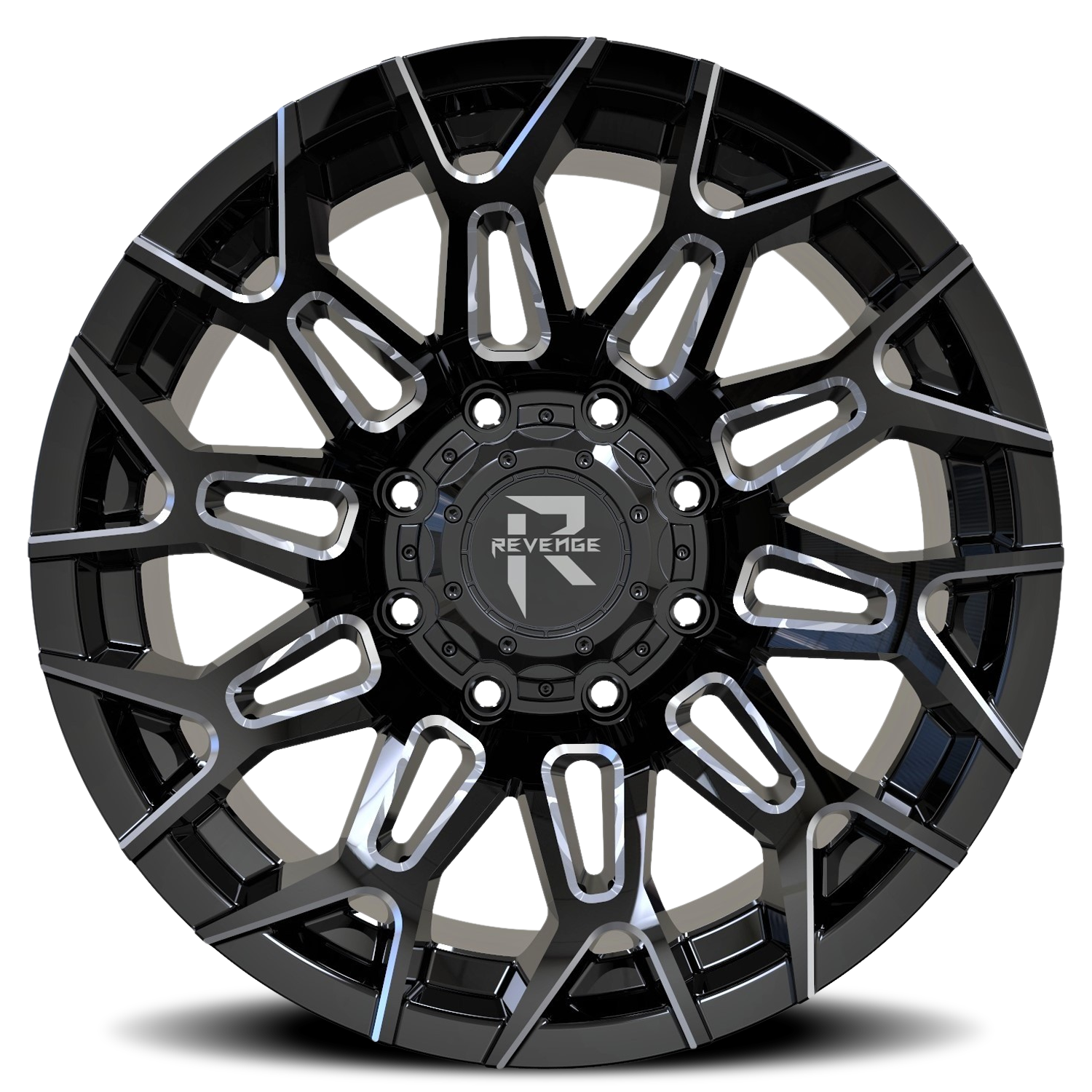 REVENGE OFFROAD RV203 20X10 -19 6X135/6X139.7 BLACK MILLED