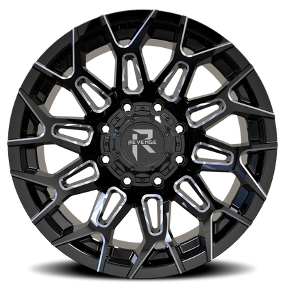 REVENGE OFFROAD RV203 20X10 -19 6X135/6X139.7 BLACK MILLED