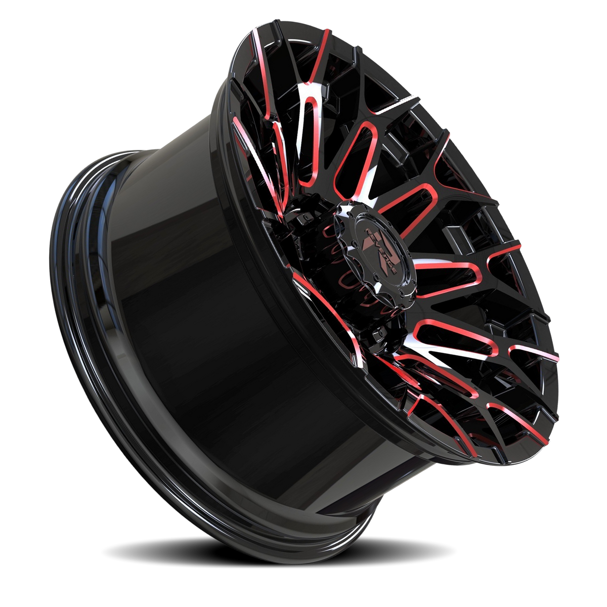 REVENGE OFFROAD RV203 20X10 -19 5X127/5X139.7 BLACK RED MILLED