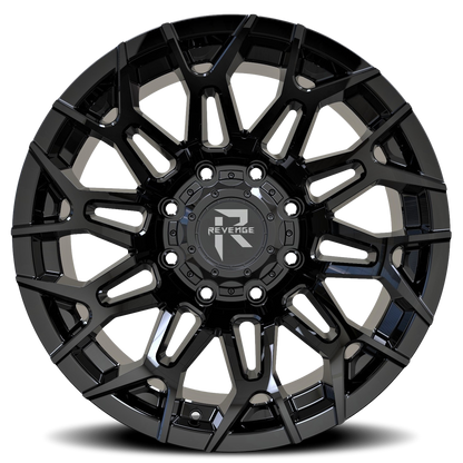 REVENGE OFFROAD RV203 20X10 -19 6X135/6X139.7 GLOSS BLACK