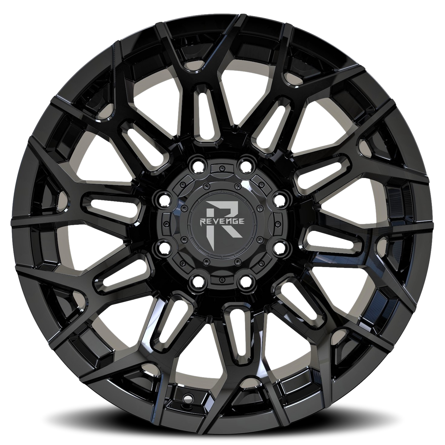 REVENGE OFFROAD RV203 20X10 -19 6X135/6X139.7 SATIN BLACK