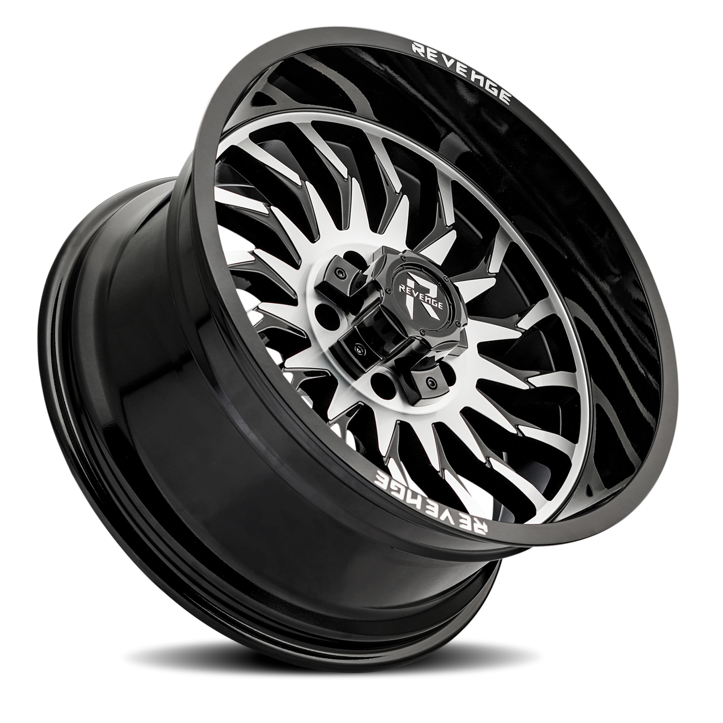 REVENGE OFFROAD RV204 20X10 -19 5X127/5X139.7 BLACK MACHINED
