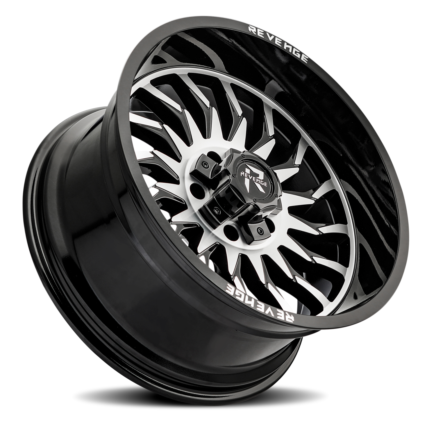 REVENGE OFFROAD RV204 20X10 -19 5X127/5X139.7 BLACK MACHINED