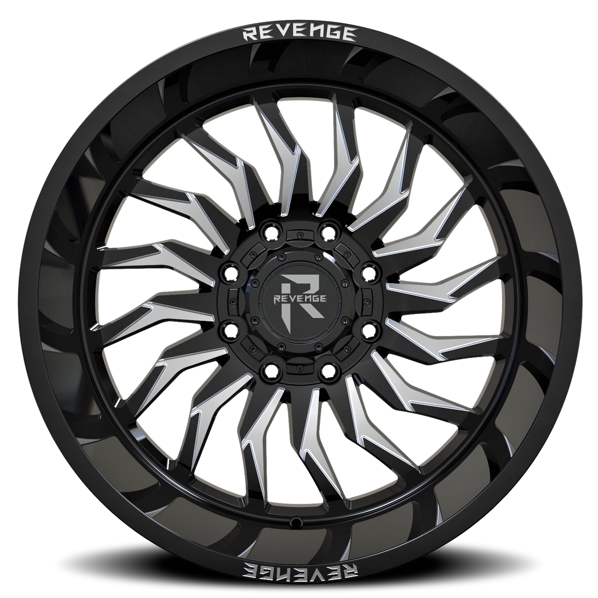 REVENGE OFFROAD RV204 20X9 0 5X127/5X139.7 BLACK MILLED