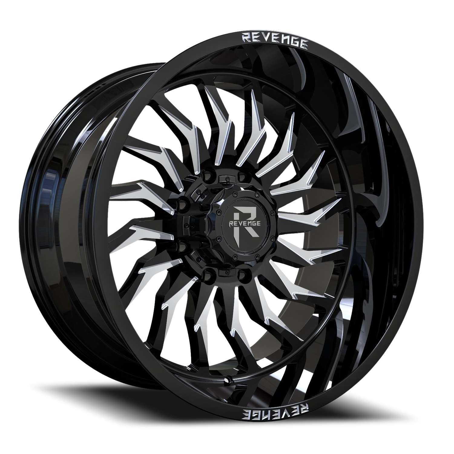 REVENGE OFFROAD RV204 20X10 -19 6X135/6X139.7 BLACK MILLED