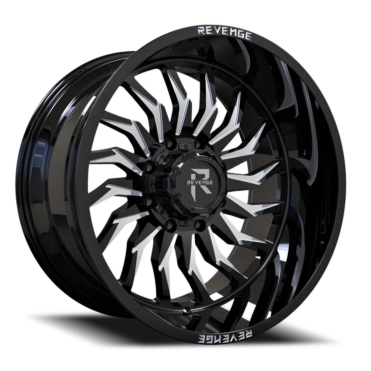 REVENGE OFFROAD RV204 20X9 0 6X135/6X139.7 BLACK MILLED