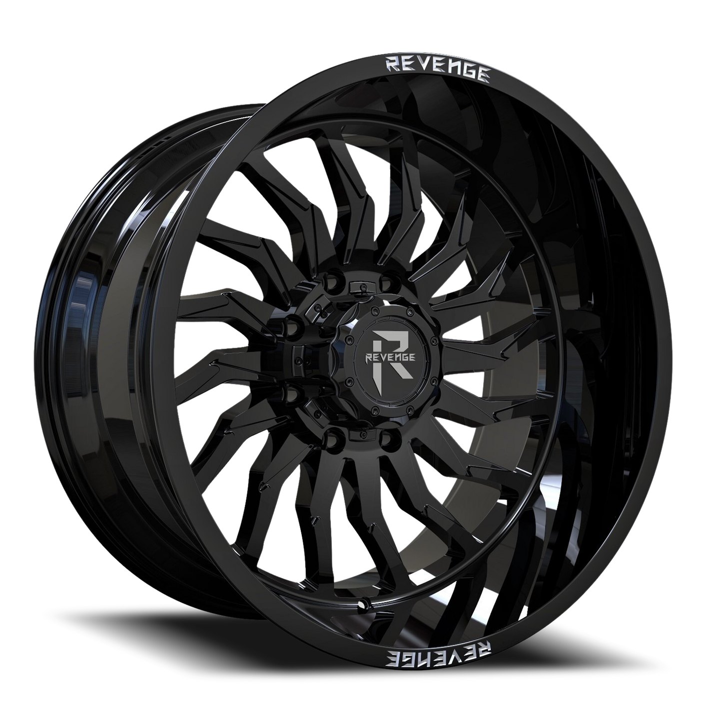 REVENGE OFFROAD RV204 20X9 0 8X170 GLOSS BLACK