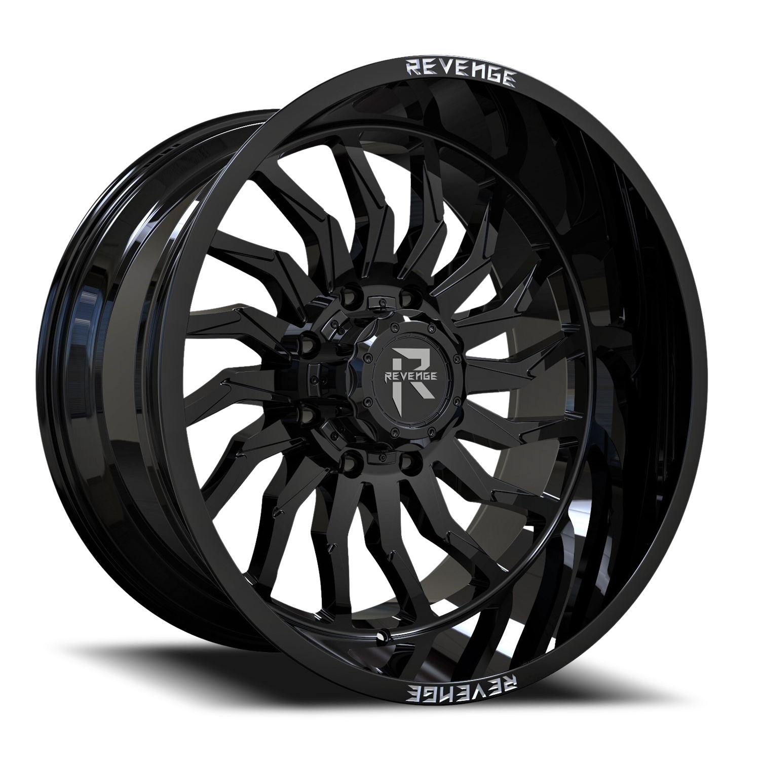 REVENGE OFFROAD RV204 20X9 0 8X165.1 GLOSS BLACK