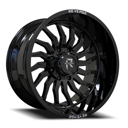 REVENGE OFFROAD RV204 22X12 -44 8X170 GLOSS BLACK