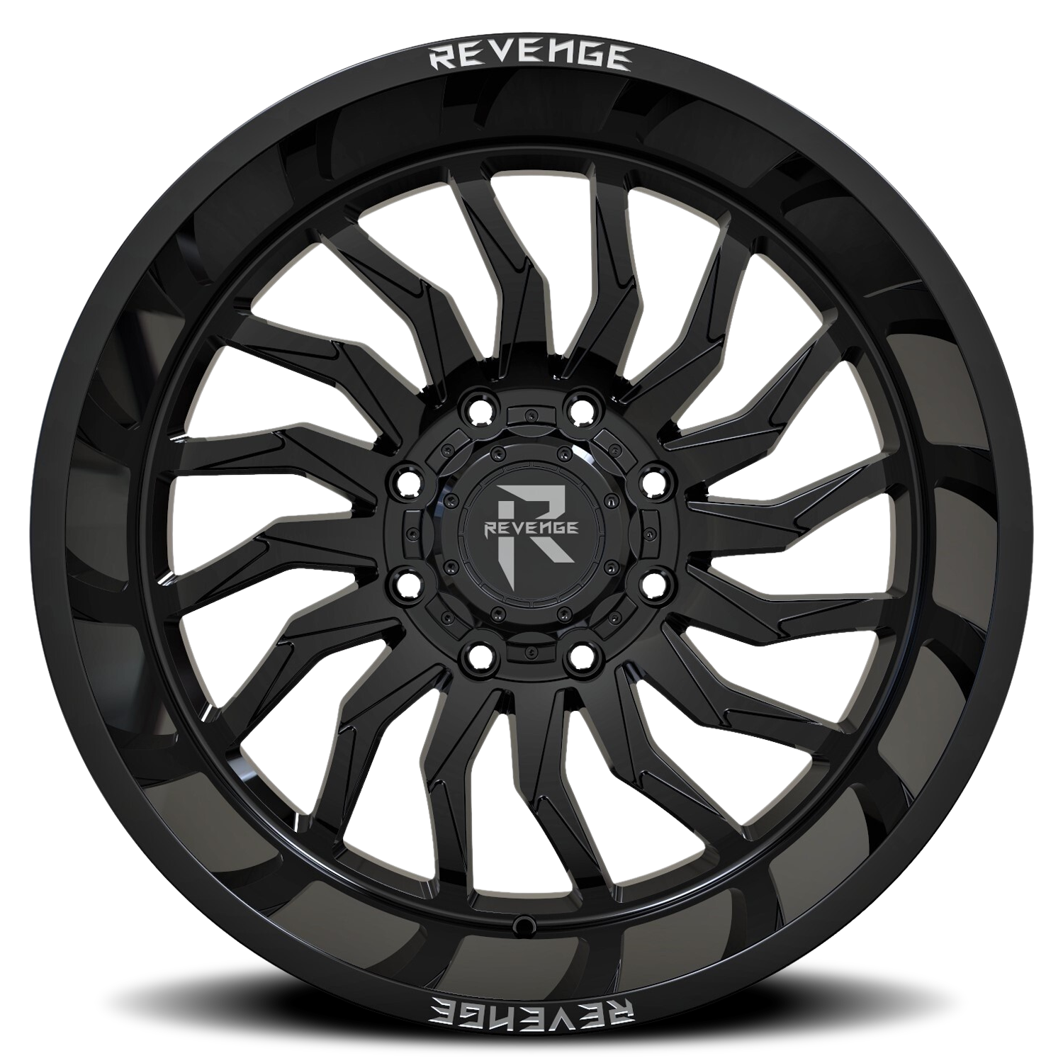 REVENGE OFFROAD RV204 22X12 -44 8X170 GLOSS BLACK