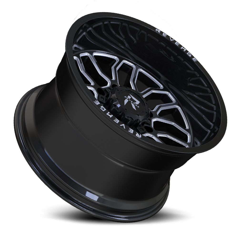 REVENGE OFFROAD RV205 20X12 -44 6X135/6X139.7 BLACK MILLED