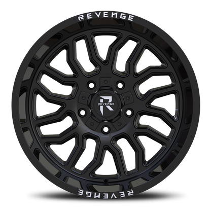 REVENGE OFFROAD RV205 20X12 -44 6X135/6X139.7 GLOSS BLACK