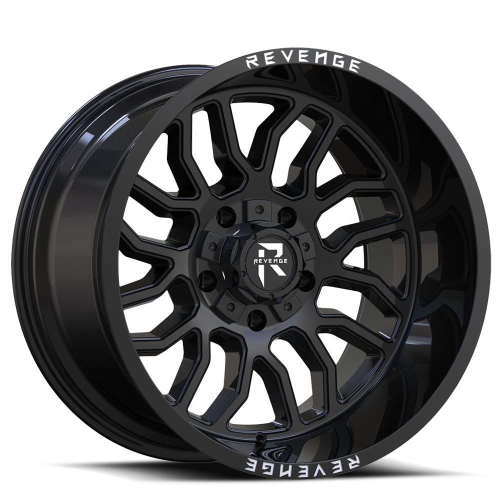 REVENGE OFFROAD RV205 20X12 -44 8X165.1 GLOSS BLACK