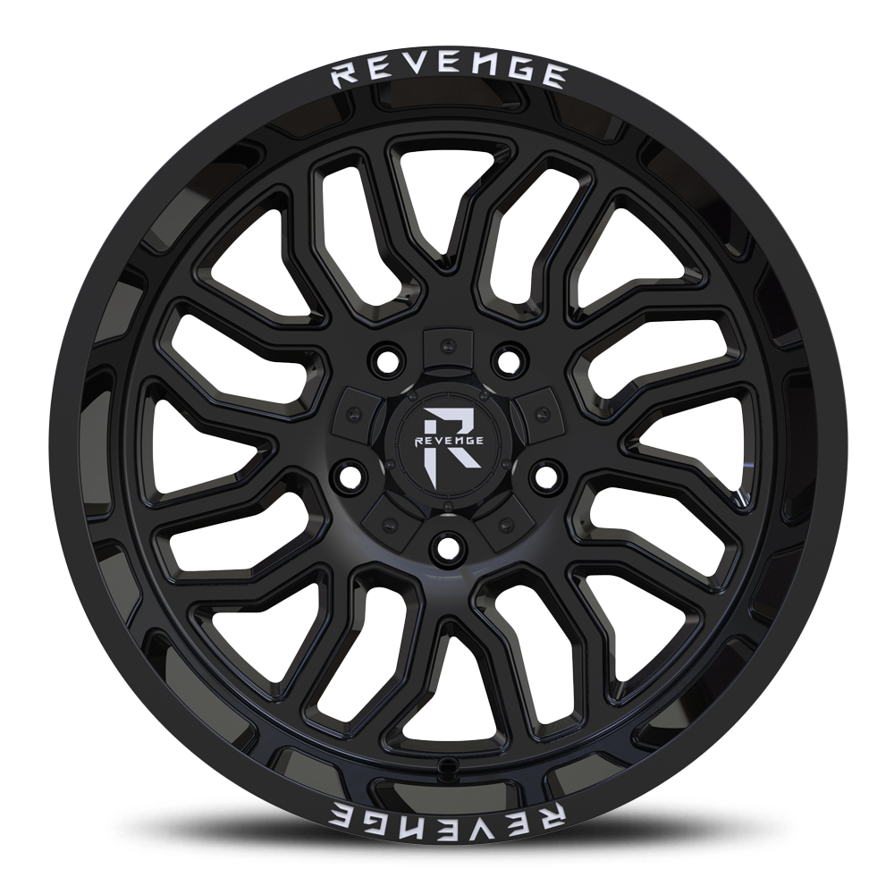 REVENGE OFFROAD RV205 20X12 -44 8X165.1 GLOSS BLACK