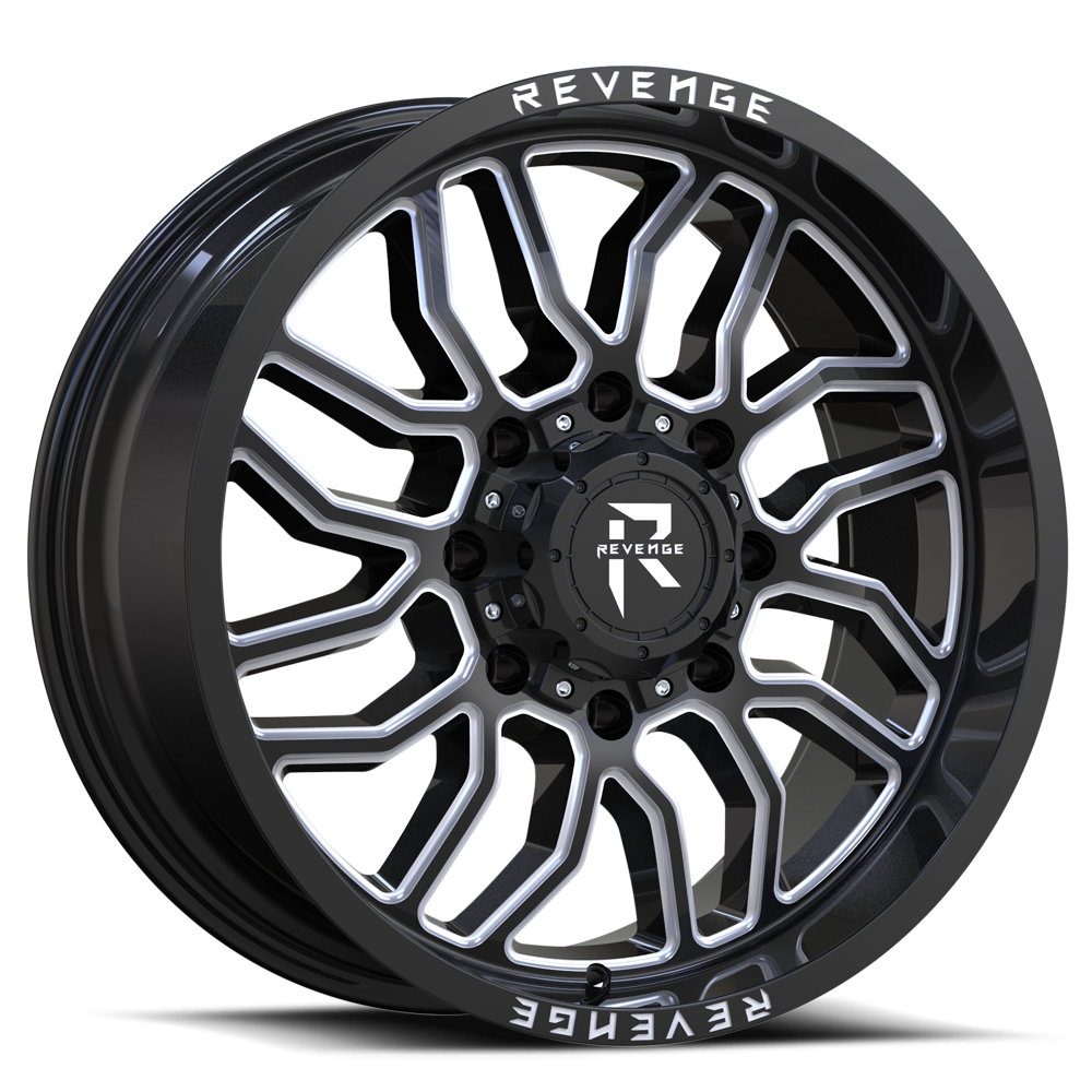 REVENGE OFFROAD RV205 20X9 12 5X139.7/5X150 BLACK MILLED