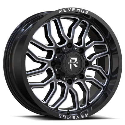 REVENGE OFFROAD RV205 20X9 12 5X139.7/5X150 BLACK MILLED
