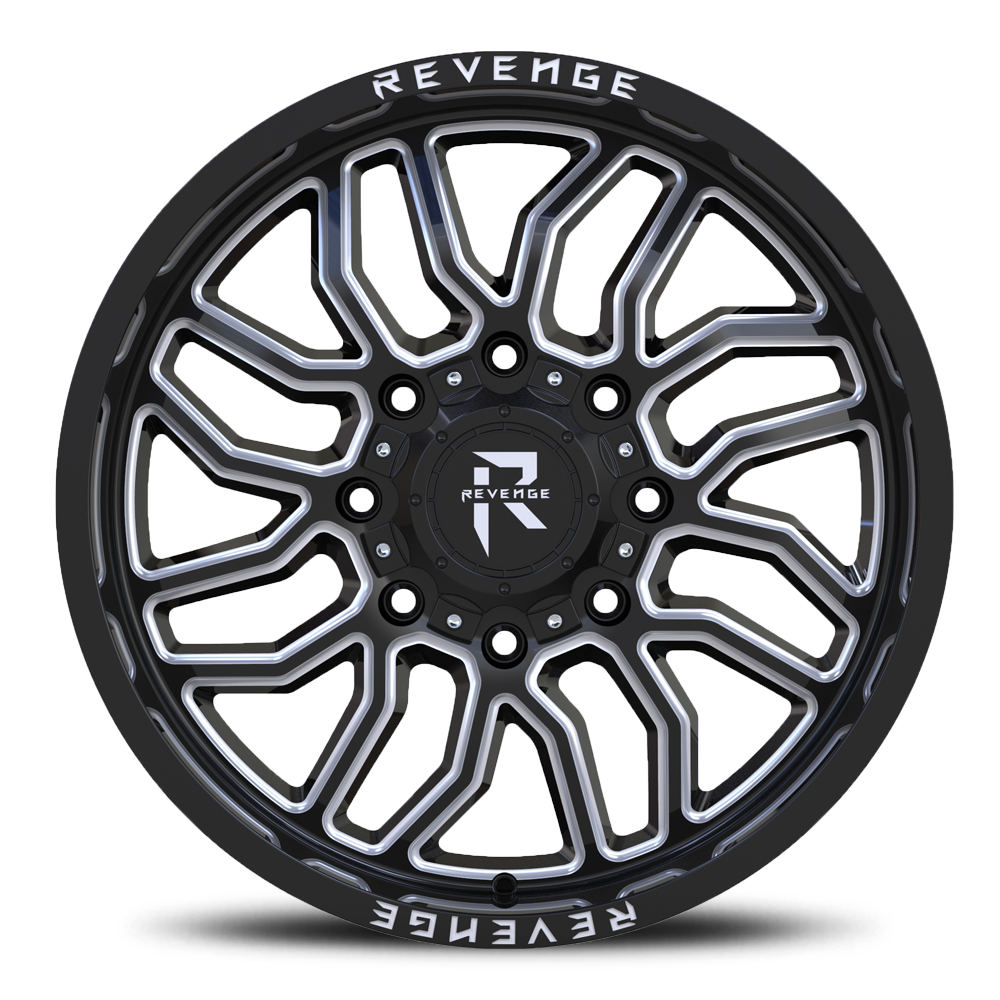 REVENGE OFFROAD RV205 20X9 12 5X139.7/5X150 BLACK MILLED