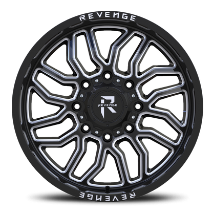 REVENGE OFFROAD RV205 20X9 12 5X139.7/5X150 BLACK MILLED