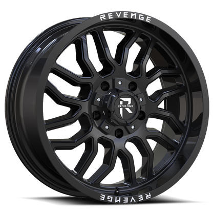 REVENGE OFFROAD RV205 20X10 -19 6X135/6X139.7 GLOSS BLACK