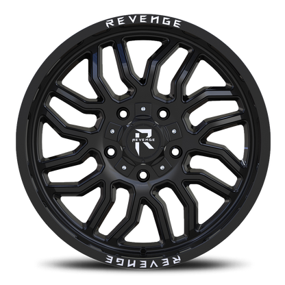 REVENGE OFFROAD RV205 20X10 -19 6X135/6X139.7 GLOSS BLACK