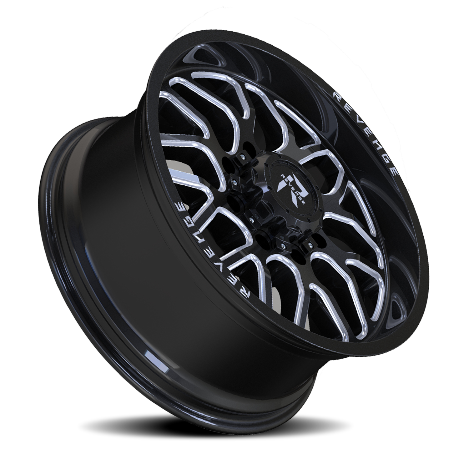 REVENGE OFFROAD RV206 20X10 -19 5X127/5X139.7 BLACK MILLED