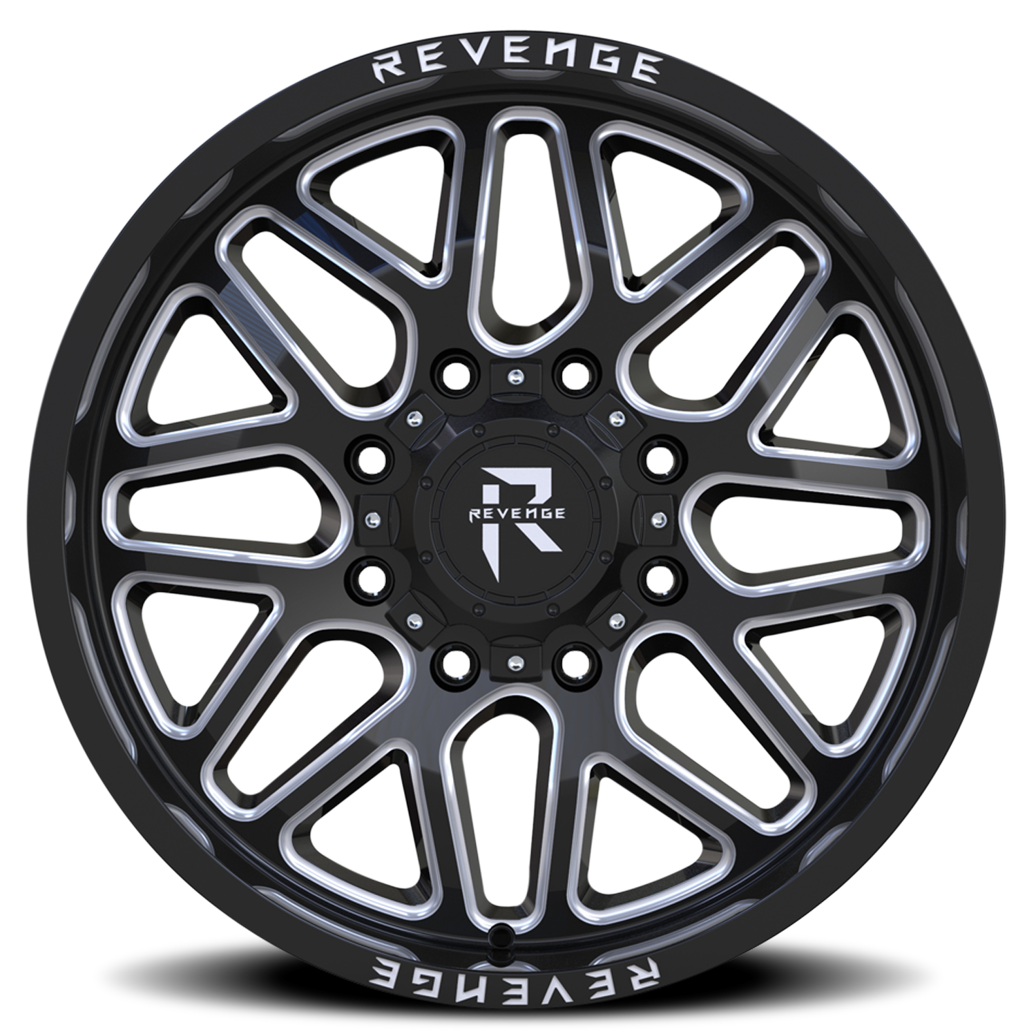 REVENGE OFFROAD RV206 20X9 0 5X127/5X139.7 BLACK MILLED