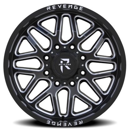 REVENGE OFFROAD RV206 20X9 0 5X127/5X139.7 BLACK MILLED