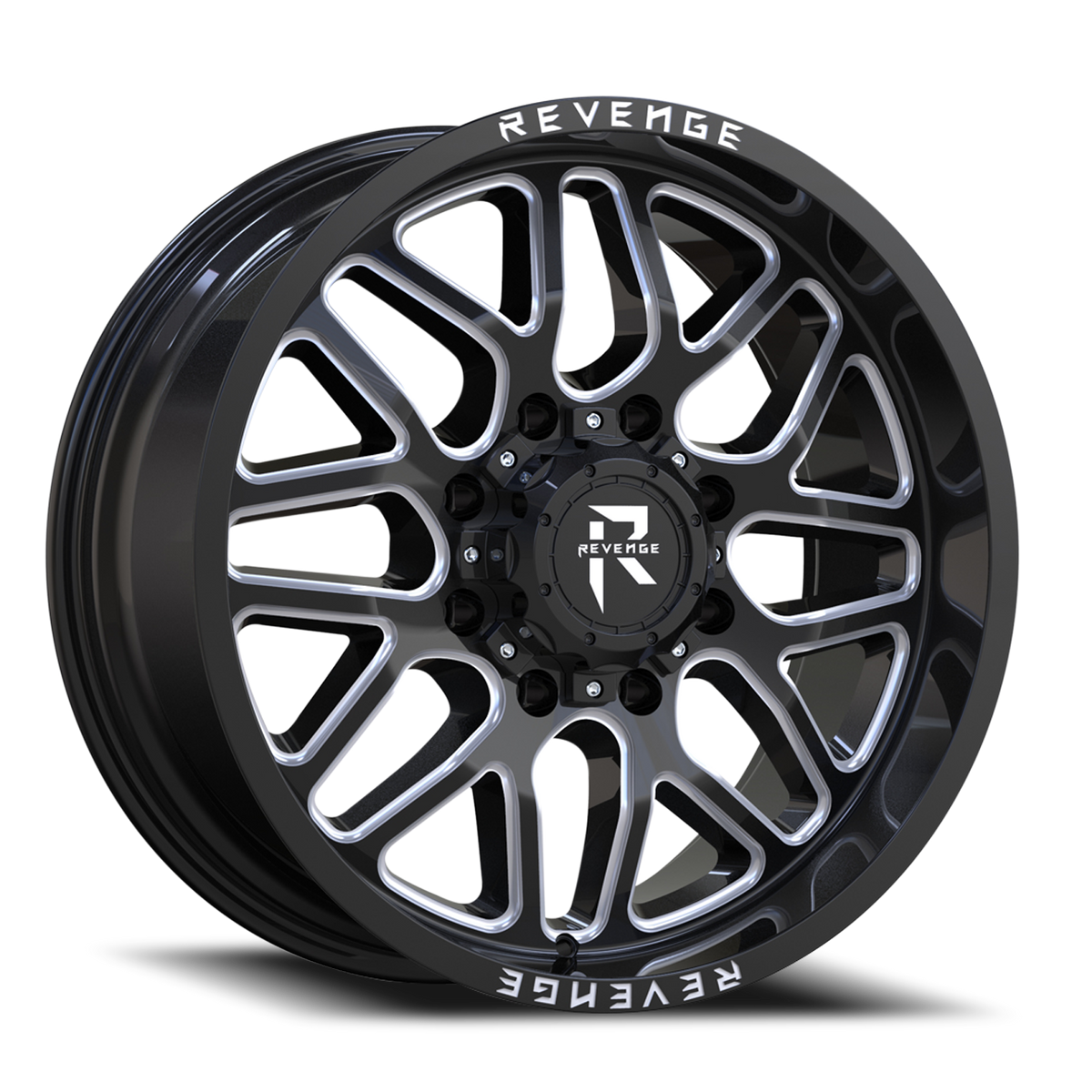 REVENGE OFFROAD RV206 20X10 -19 6X135/6X139.7 BLACK MILLED