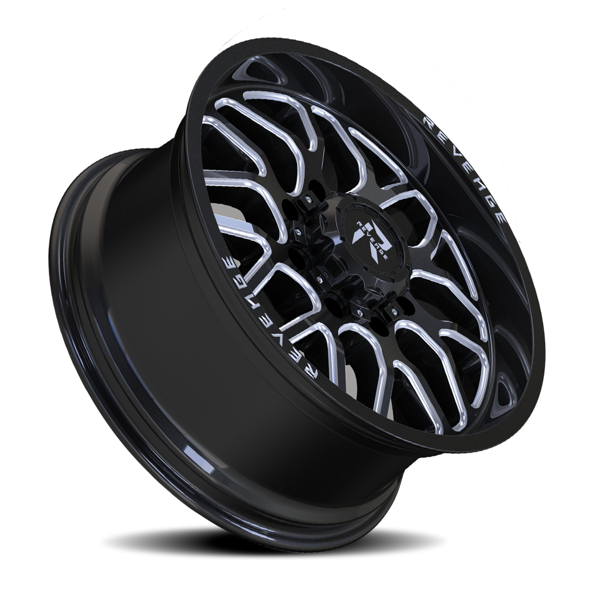 REVENGE OFFROAD RV206 20X10 -19 8X180 BLACK MILLED