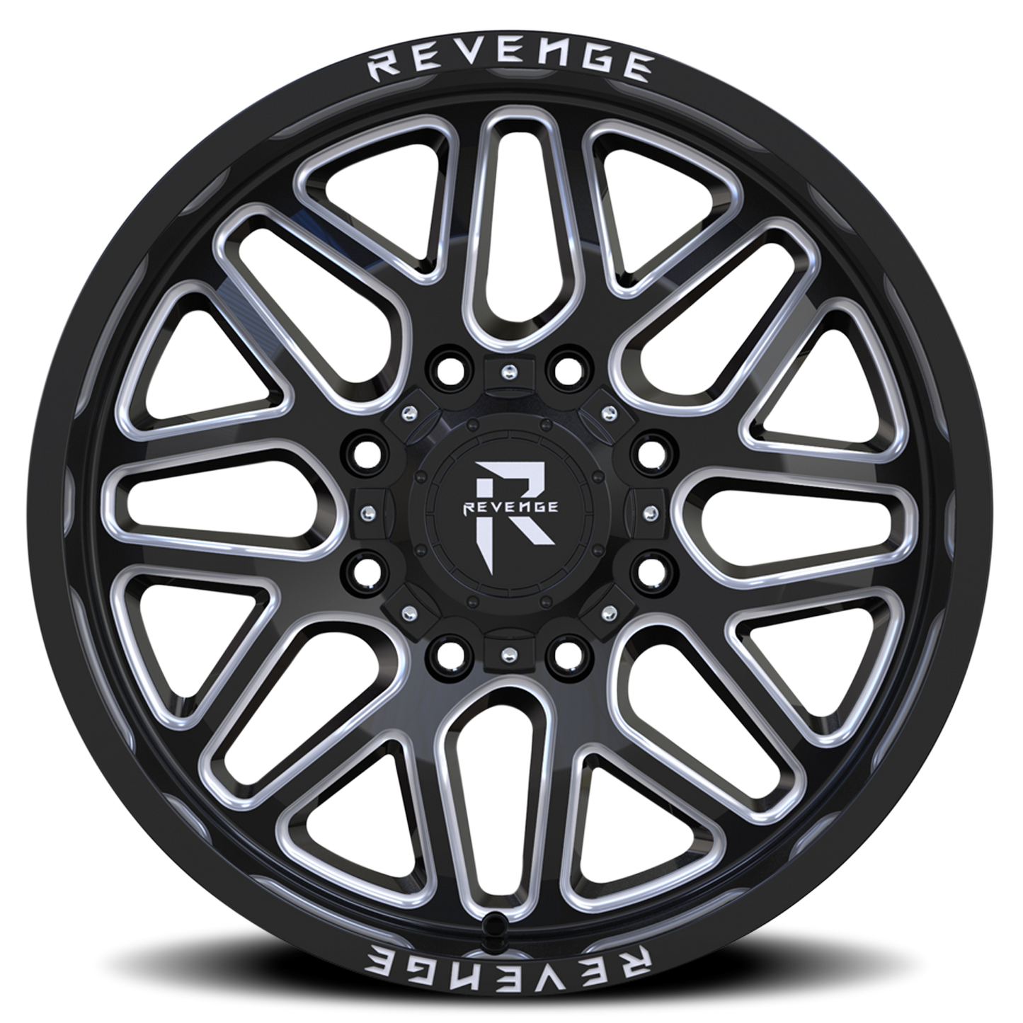 REVENGE OFFROAD RV206 20X10 -19 8X180 BLACK MILLED