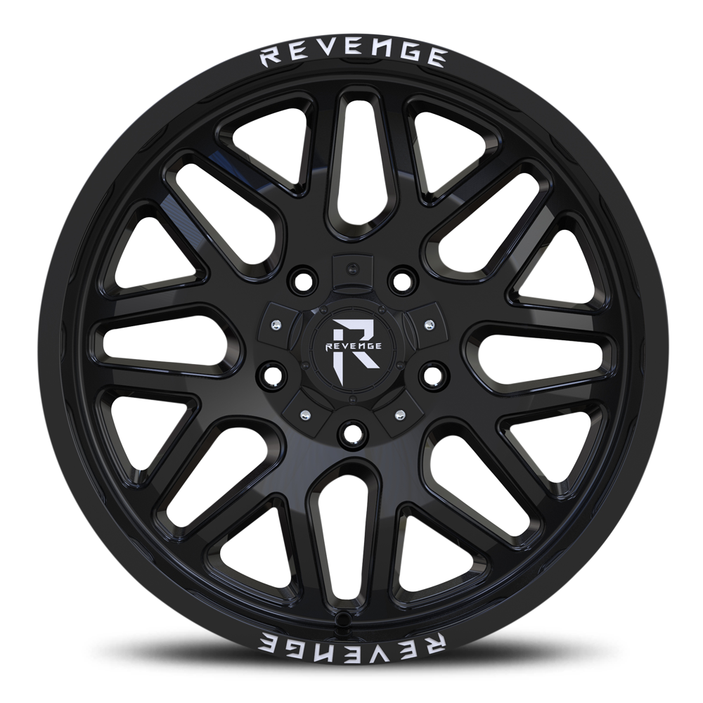 REVENGE OFFROAD RV206 20X10 -19 8X165.1 GLOSS BLACK