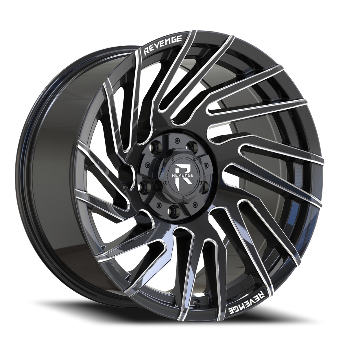 REVENGE OFFROAD RV207 20X9 0 5X127/5X139.7 BLACK MILLED