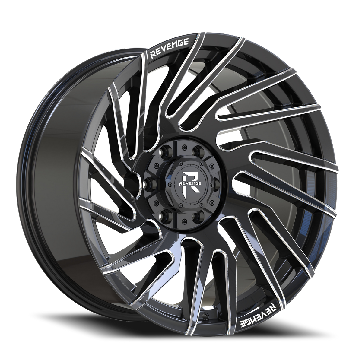 REVENGE OFFROAD RV207 20X10 -19 6X135/6X139.7 BLACK MILLED