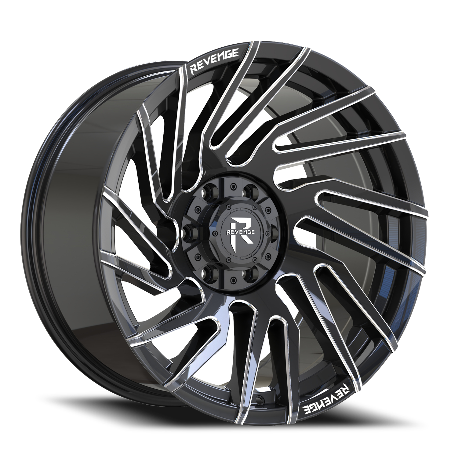 REVENGE OFFROAD RV207 20X9 0 6X135/6X139.7 BLACK MILLED