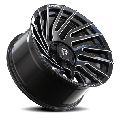 REVENGE OFFROAD RV207 20X9 0 6X135/6X139.7 BLACK MILLED