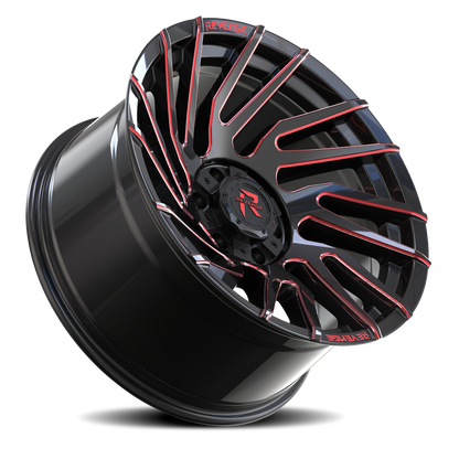 REVENGE OFFROAD RV207 20X9 0 6X135/6X139.7 BLACK RED MILLED