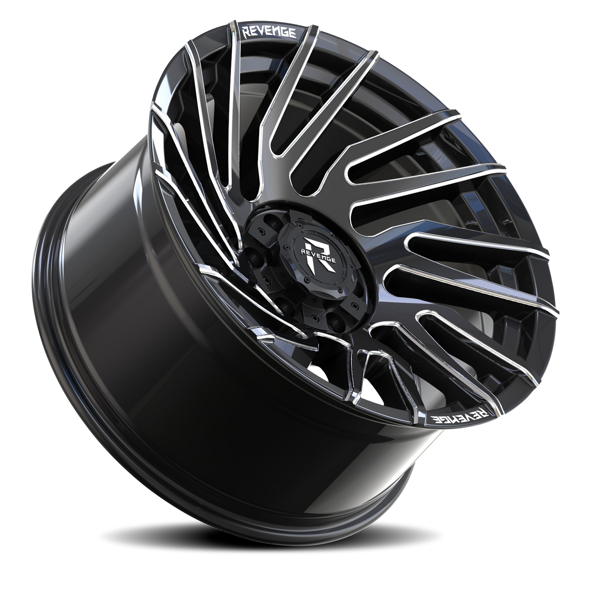 REVENGE OFFROAD RV207 22X10 -19 6X135/6X139.7 BLACK MILLED