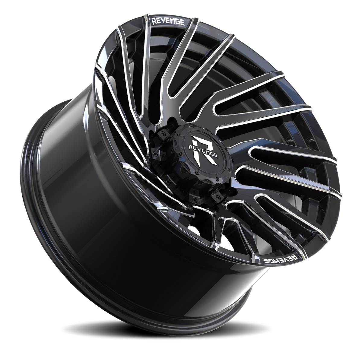 REVENGE OFFROAD RV207 22X10 -19 8X180 BLACK MILLED
