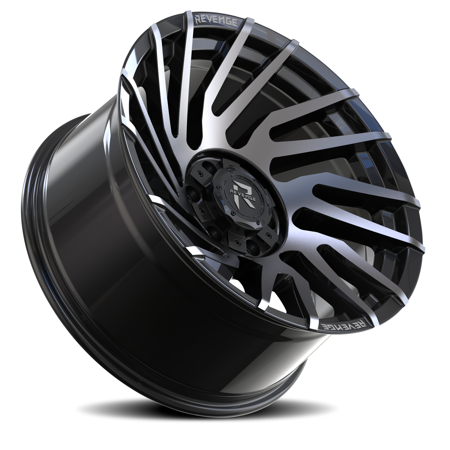 REVENGE OFFROAD RV207 22X10 -19 6X135/6X139.7 TITANIUM BLACK MACHINED