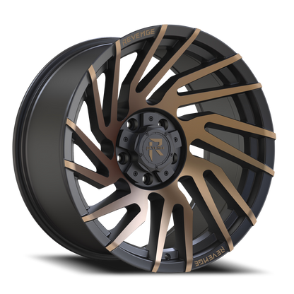 REVENGE OFFROAD RV207 20X10 -19 5X127/5X139.7 SATIN BRONZE BRONZE MACHINED-DOUBLE DARK TINT